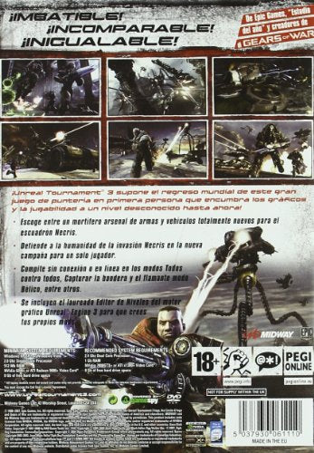 Unreal Tournament 3 Pc Pal Esp - Nuevo Unreal Tournament 3 Pc Pal Esp - Nuevo